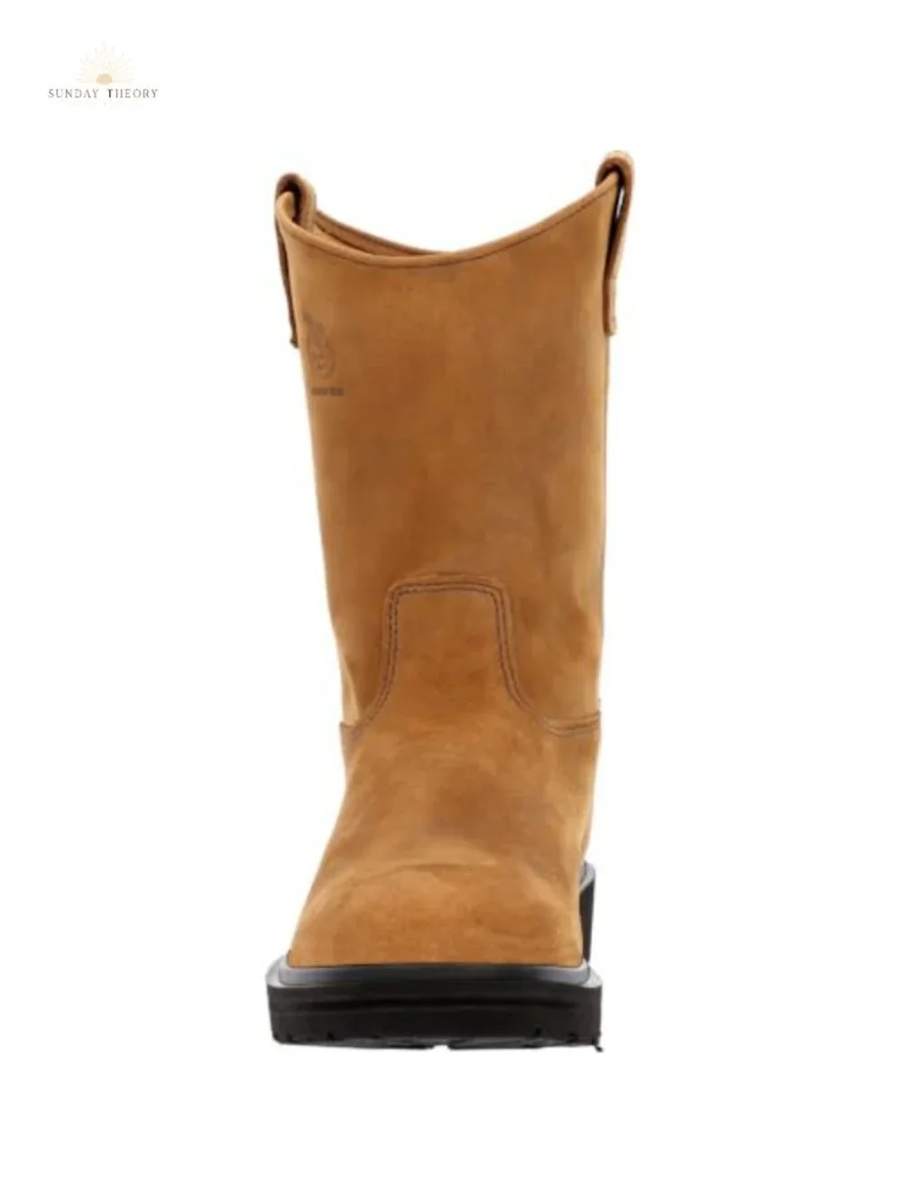 Leather Pull-On Work Boots Steel Shank Comfort Core 11